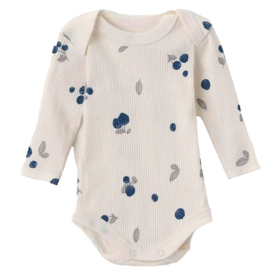 Боди с длинным рукавом Blueberry Крошка Я 9834312 молочное 1